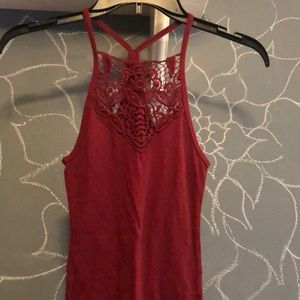 Hollister High Neck Tank Top